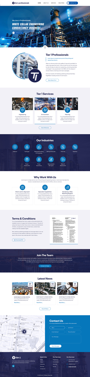 Web Design by Sbss for Tier 1 Professionals | Design: #31476410
