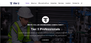 Web-Design von CharaFathimalil für Tier 1 Professionals | Design #31480166