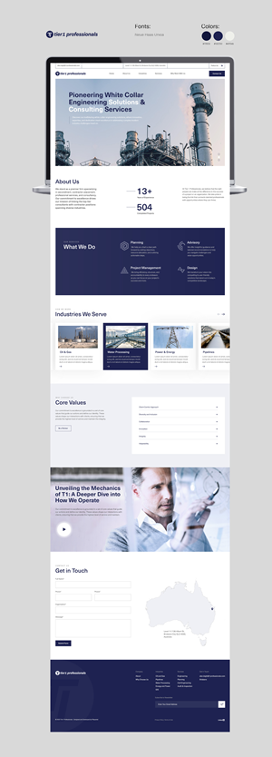 Web Design by PP² for Tier 1 Professionals | Design: #31472176