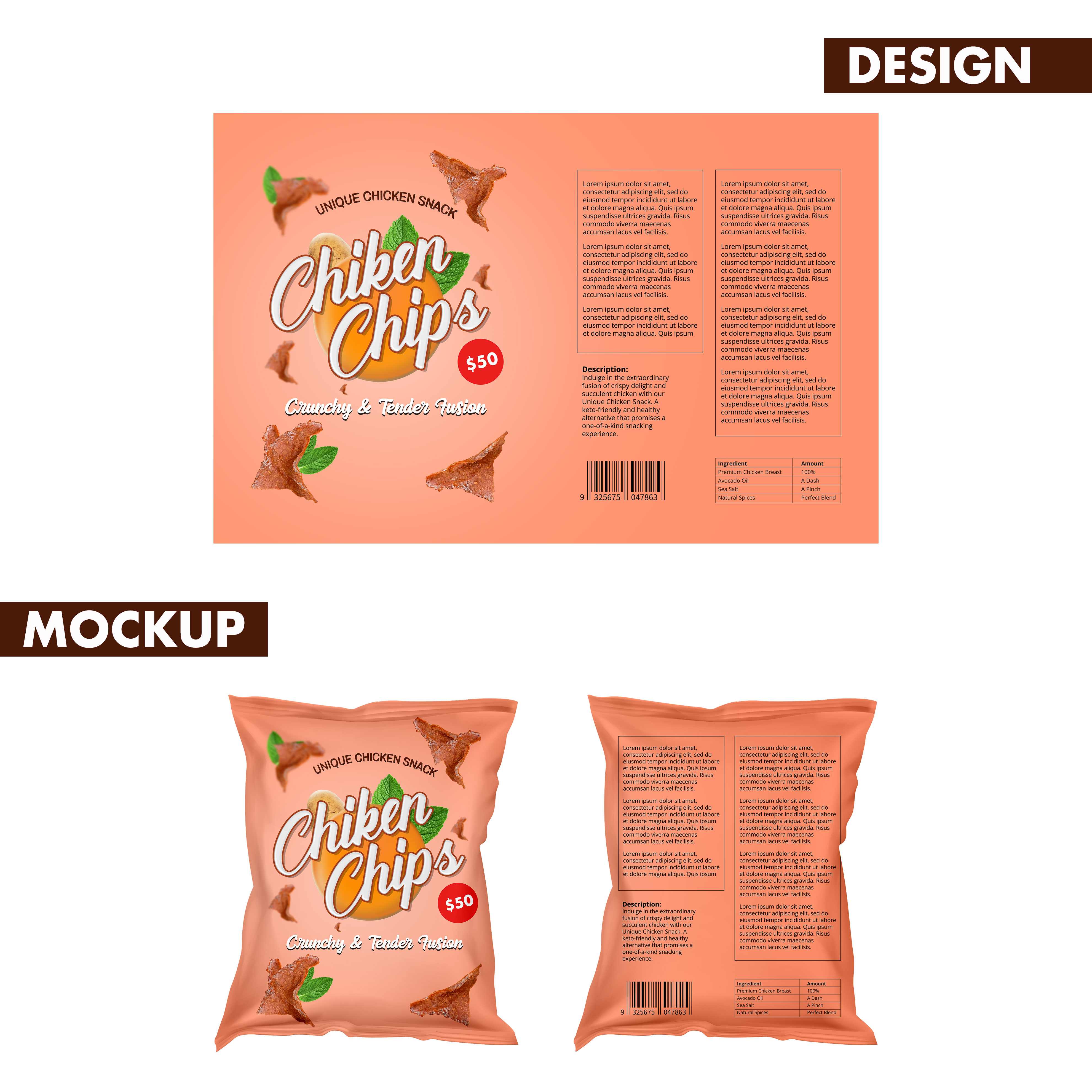 Packaging Design by Usman_Live for this project | Design #31473605