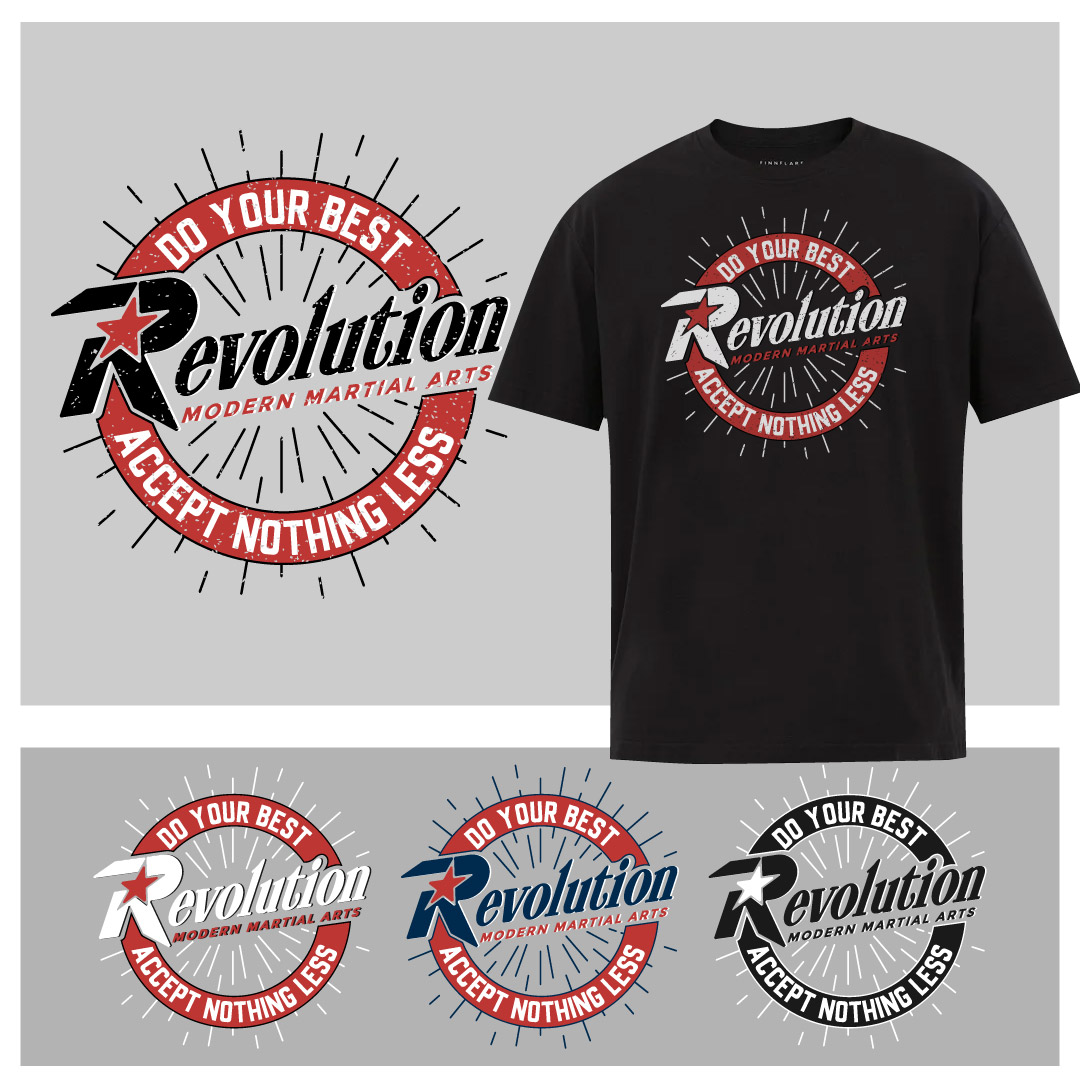 T-shirt Design by SunuAji_DC for Revolution Modern Martial Arts | Design #31466402