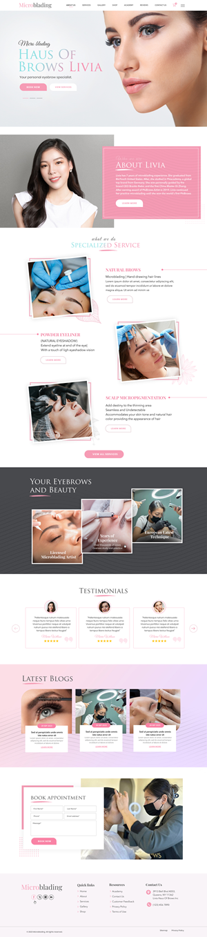 Web Design by Blue Sparrow for this project | Design: #31477361