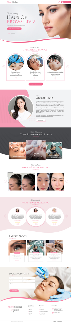 Web Design by Blue Sparrow for this project | Design: #31477363