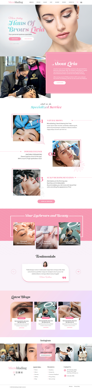 Web Design by Blue Sparrow for this project | Design: #31477365
