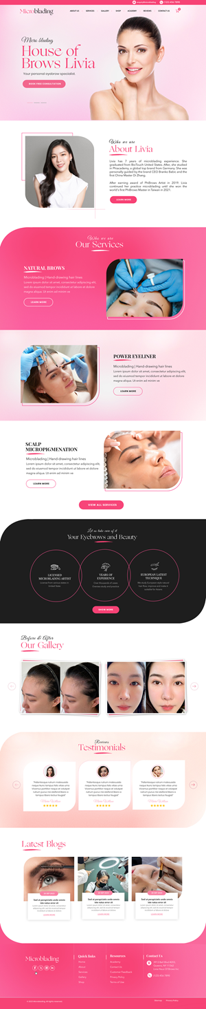 Web Design by Blue Sparrow for this project | Design: #31486950