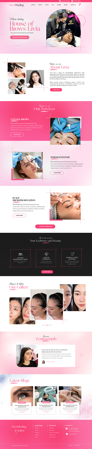 Web Design by Blue Sparrow for this project | Design: #31486951