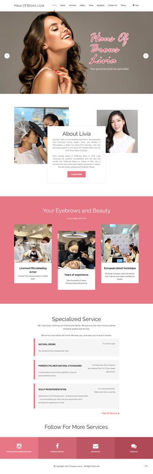 Web Design by pb for this project | Design: #31470742