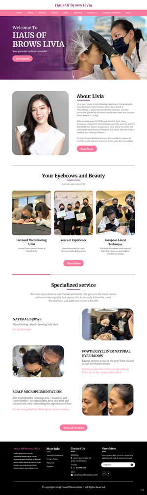 Web Design by pb for this project | Design: #31470747