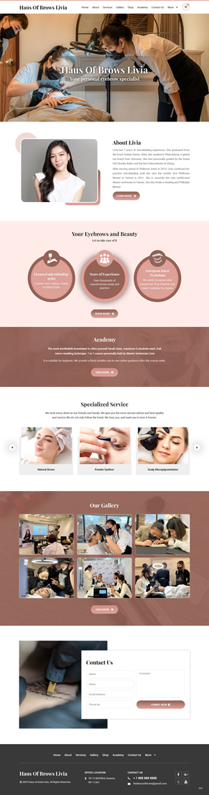Web Design by pb for this project | Design: #31470748