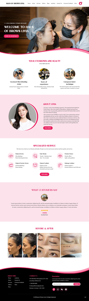 Web Design by pb for this project | Design: #31470749