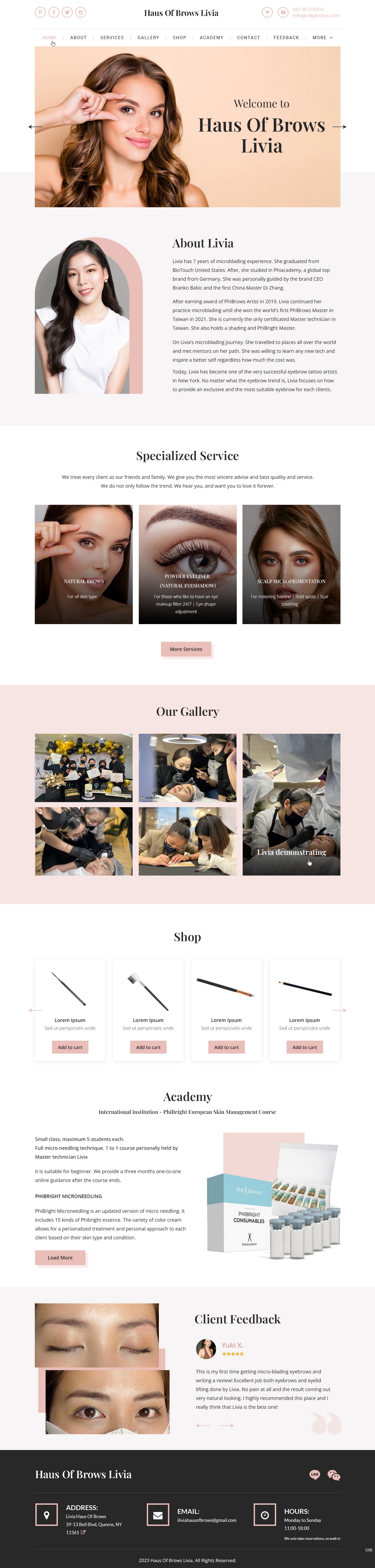 Web Design by pb for this project | Design #31470750