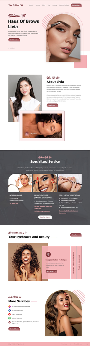 Web Design by pb for this project | Design: #31470758