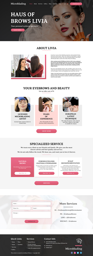 Web Design by Sbss for this project | Design: #31485409