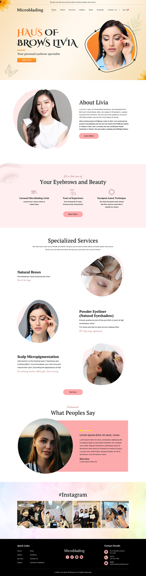 Web Design by Sbss for this project | Design: #31488757