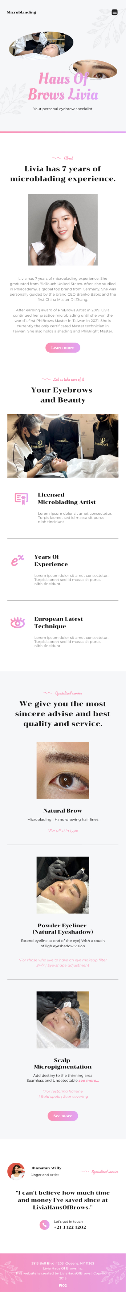 Web Design by Taufik H for this project | Design #31511963