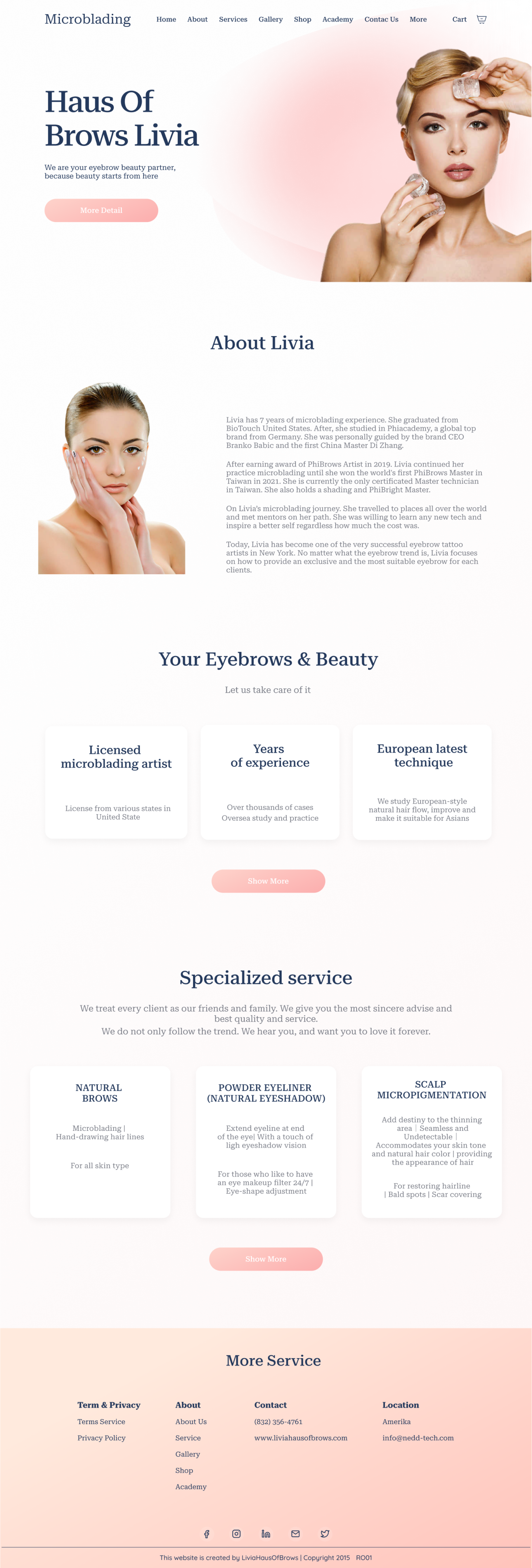 Web Design by Taufik H for this project | Design #31512136