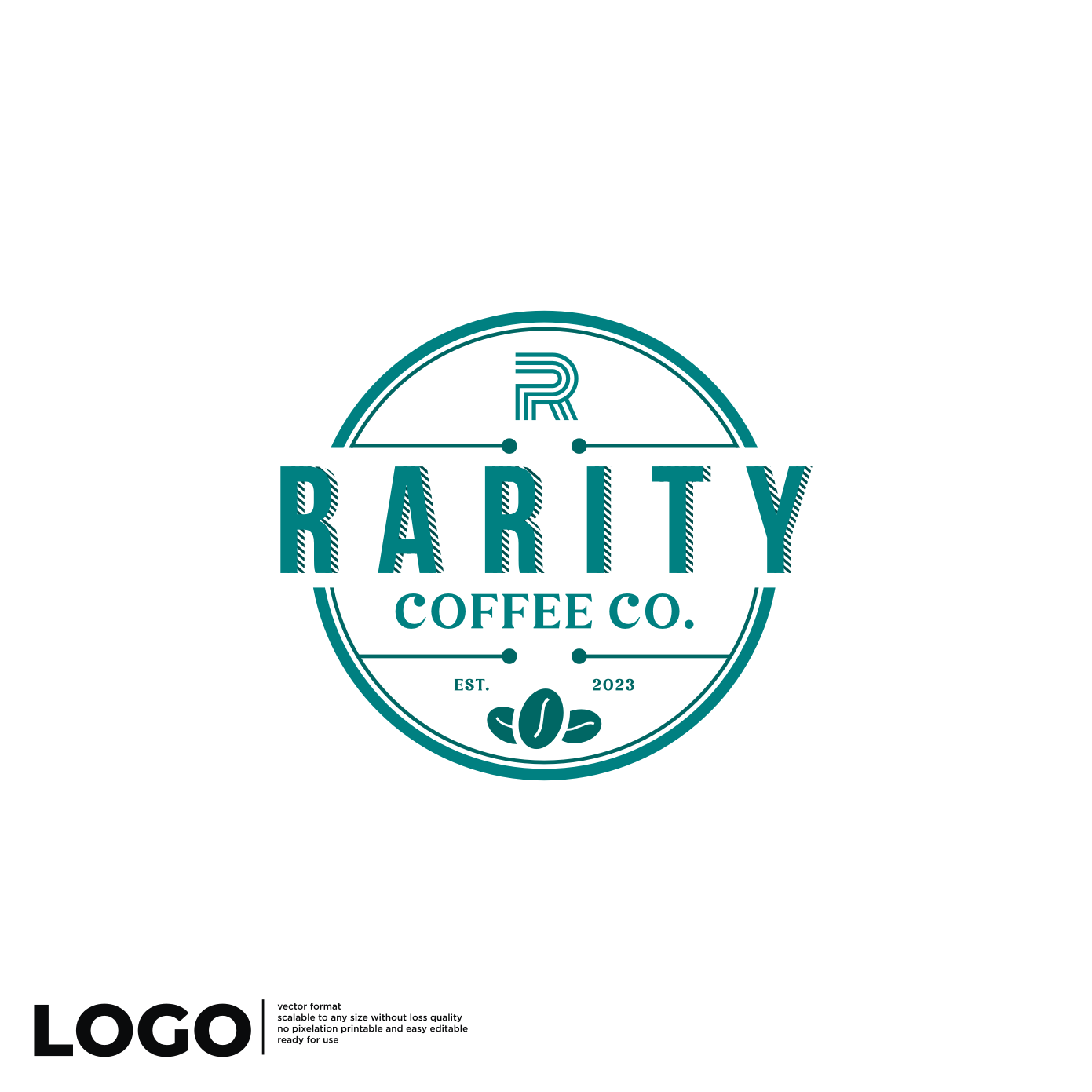 Diseño de Logo por aquila© para Rarity Coffee | Diseño #31506135