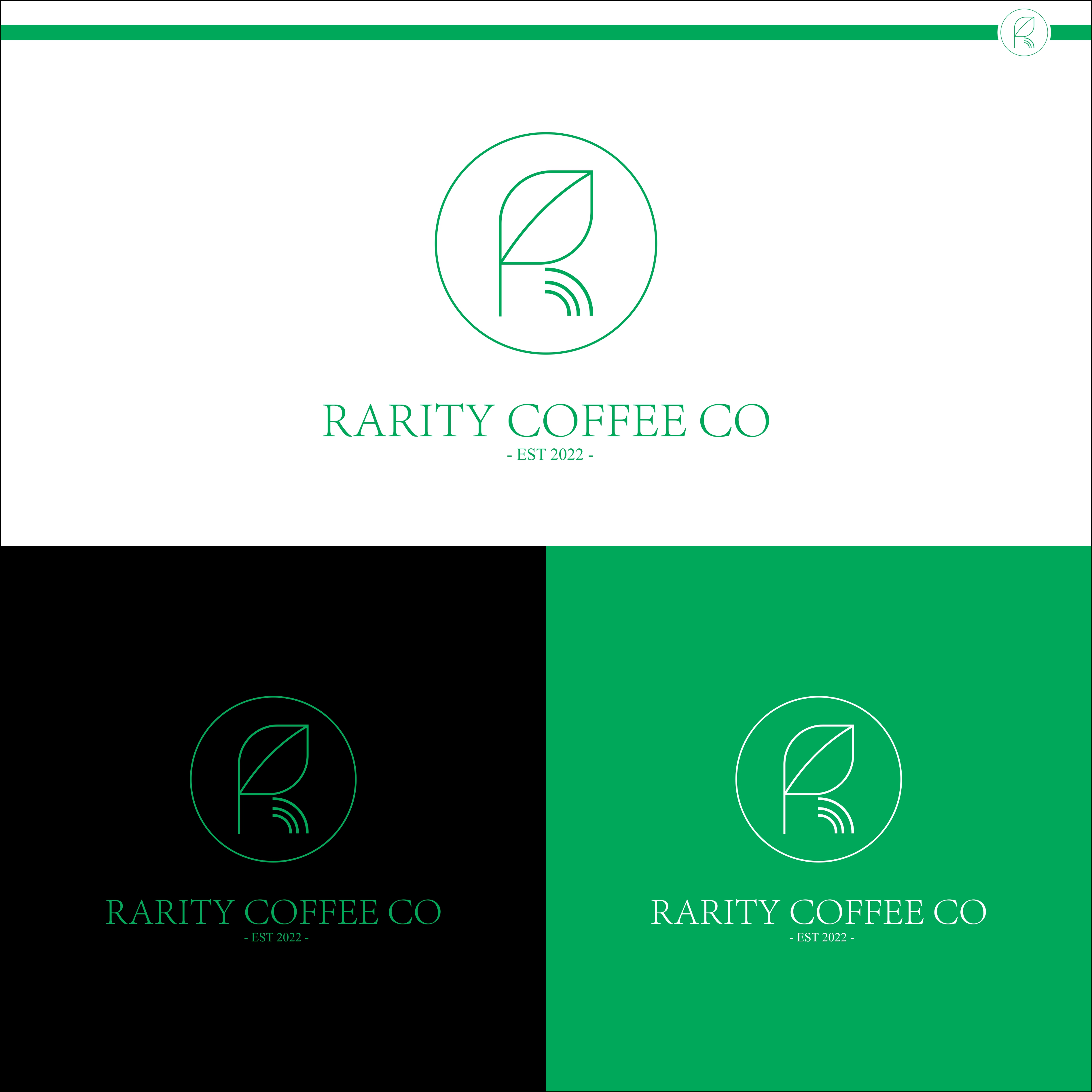 Logo Design by BLINDMOON for Rarity Coffee | Design #31476934