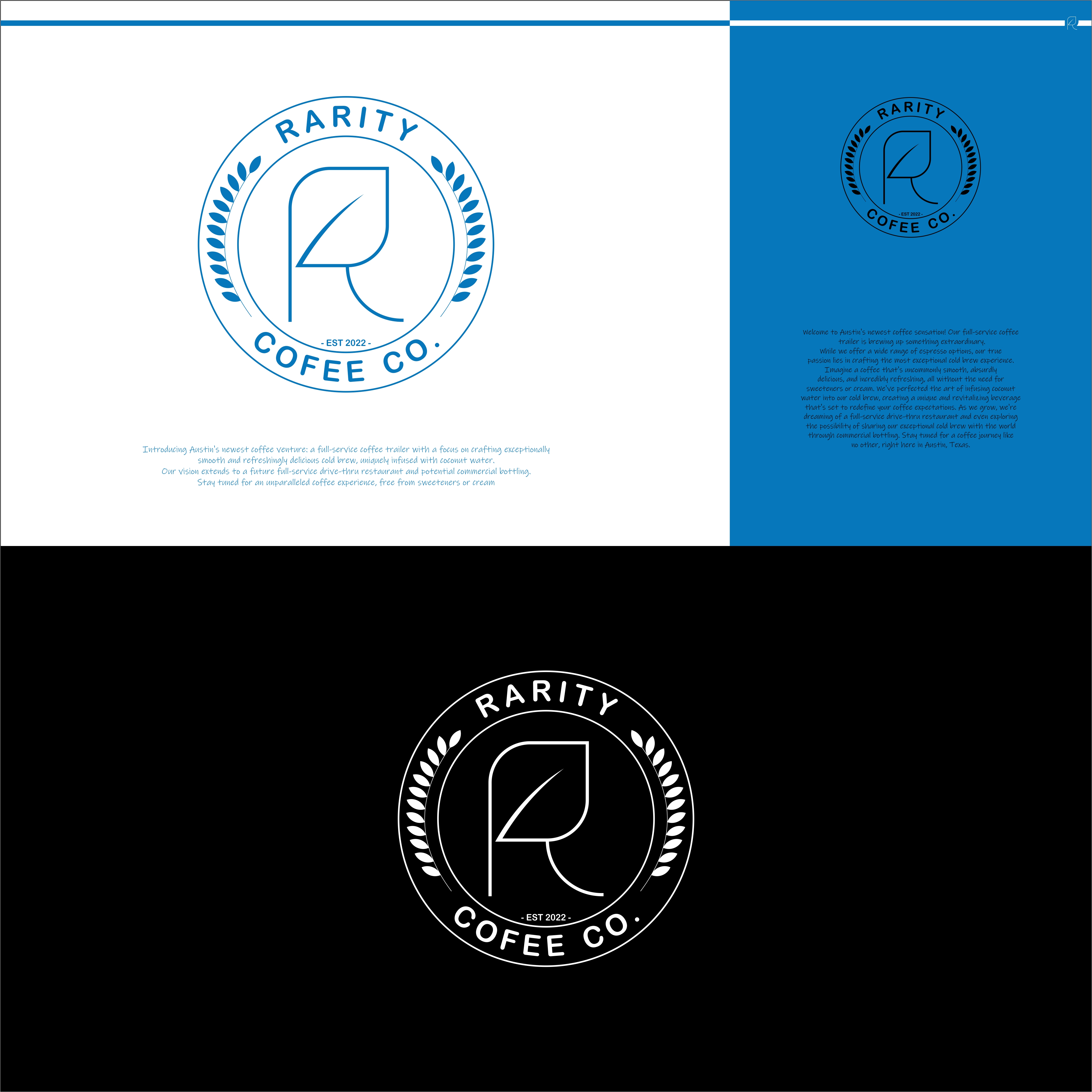 Logo Design by BLINDMOON for Rarity Coffee | Design #31479372