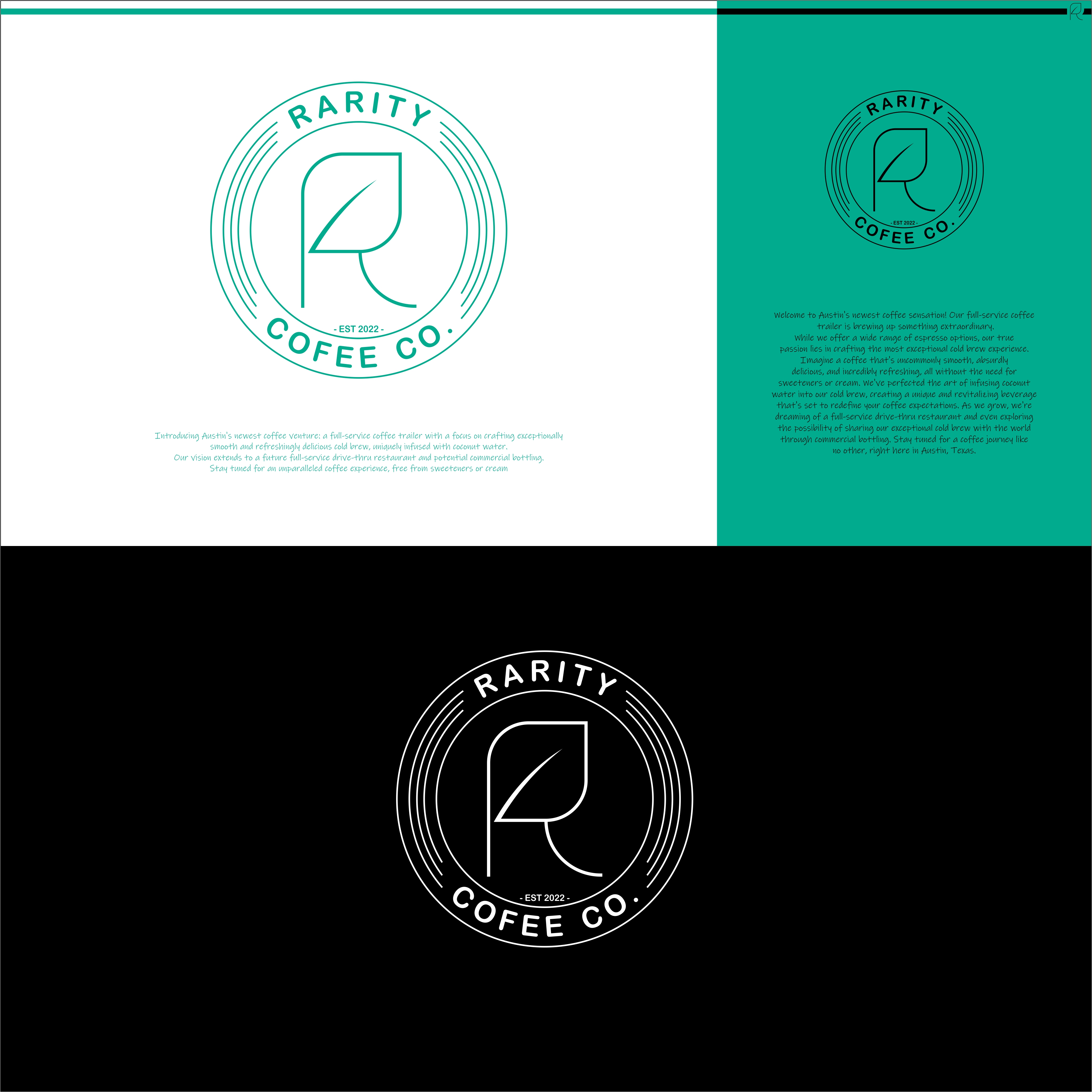 Logo Design by BLINDMOON for Rarity Coffee | Design #31479375