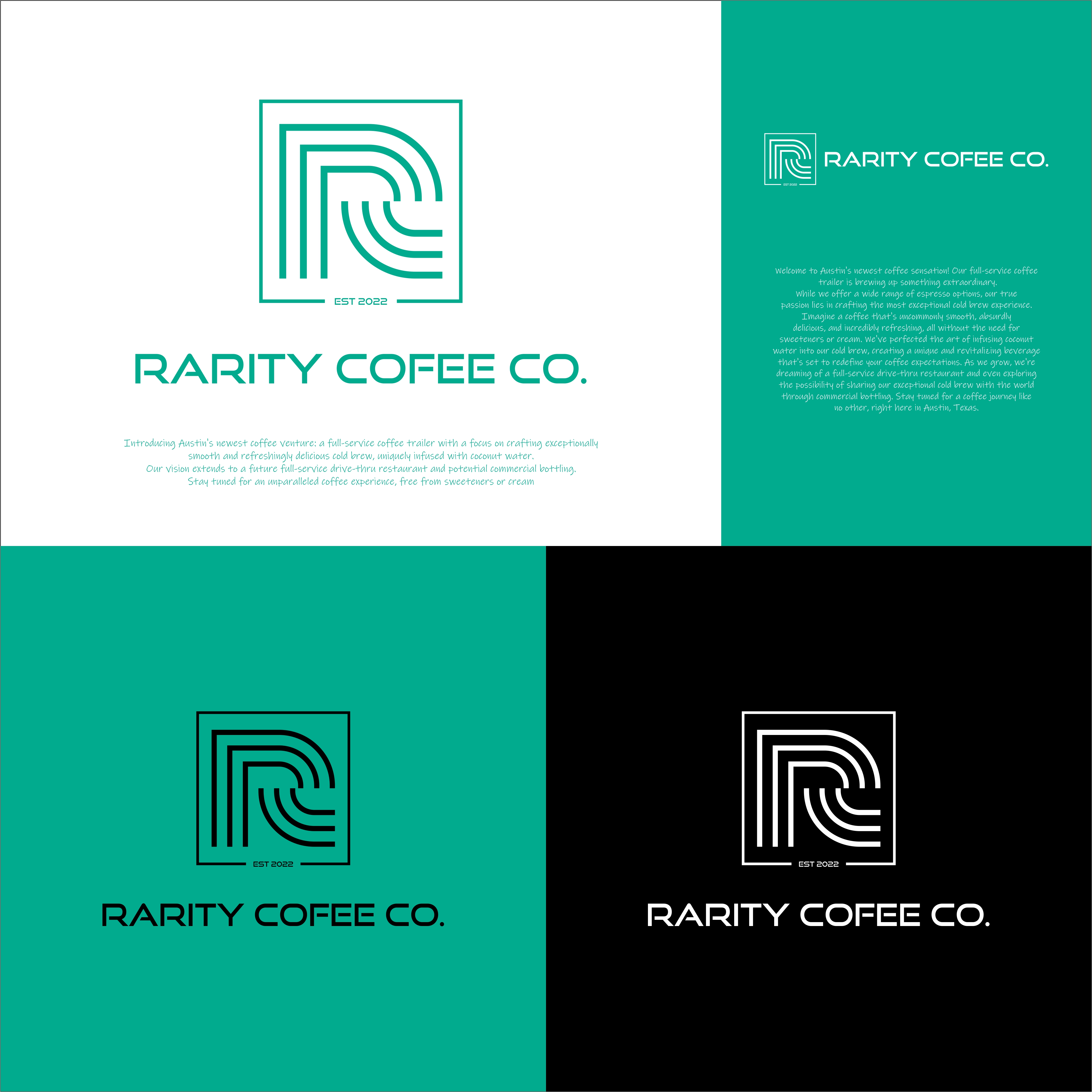 Logo Design by BLINDMOON for Rarity Coffee | Design #31481673
