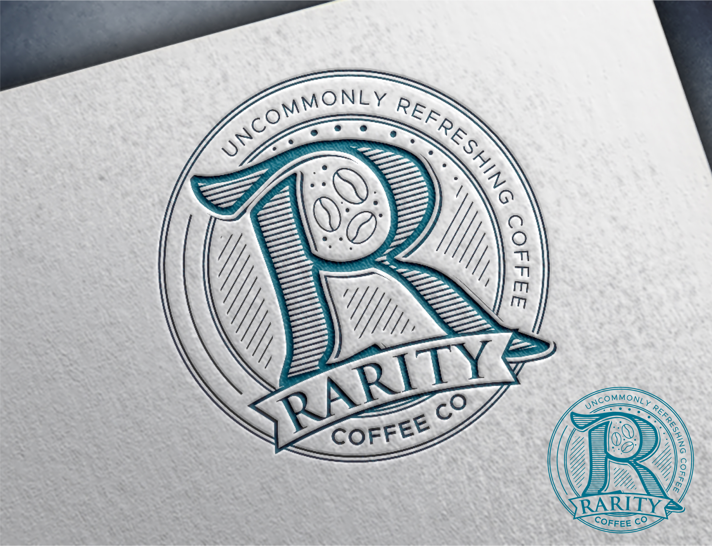 Logo-Design von John Mark Arts für Rarity Coffee | Design #31476813