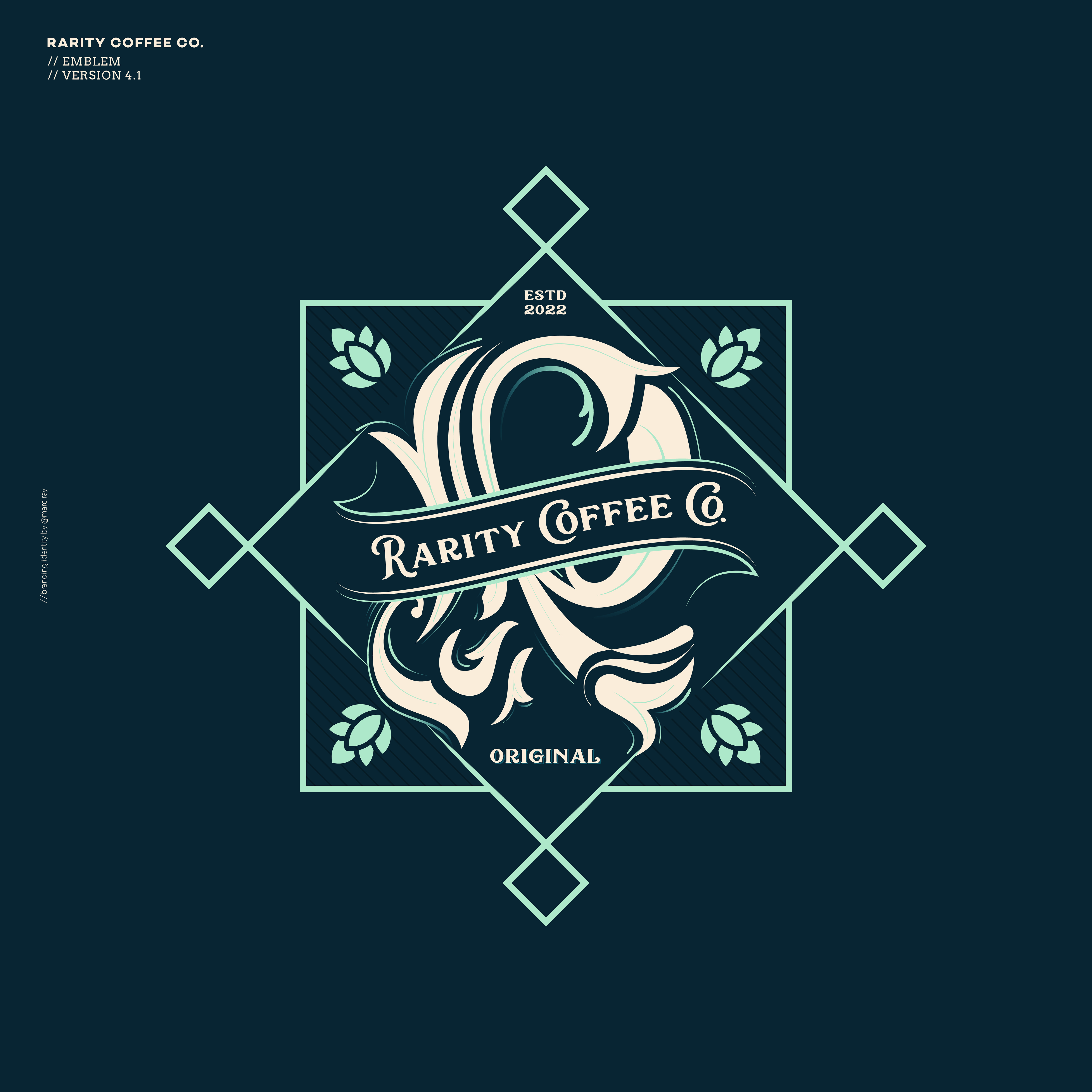 Logo Design by Marc Ray for Rarity Coffee | Design #31520392