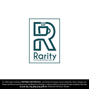 Logo-Design von FireflyArt für Rarity Coffee | Design: #31498549