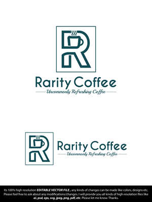 Logo-Design von FireflyArt für Rarity Coffee | Design: #31498551