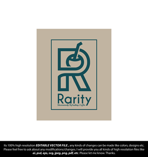 Logo Design by FireflyArt for Rarity Coffee | Design: #31498552