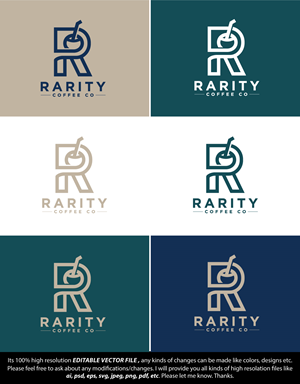 Logo Design by FireflyArt for Rarity Coffee | Design: #31498555