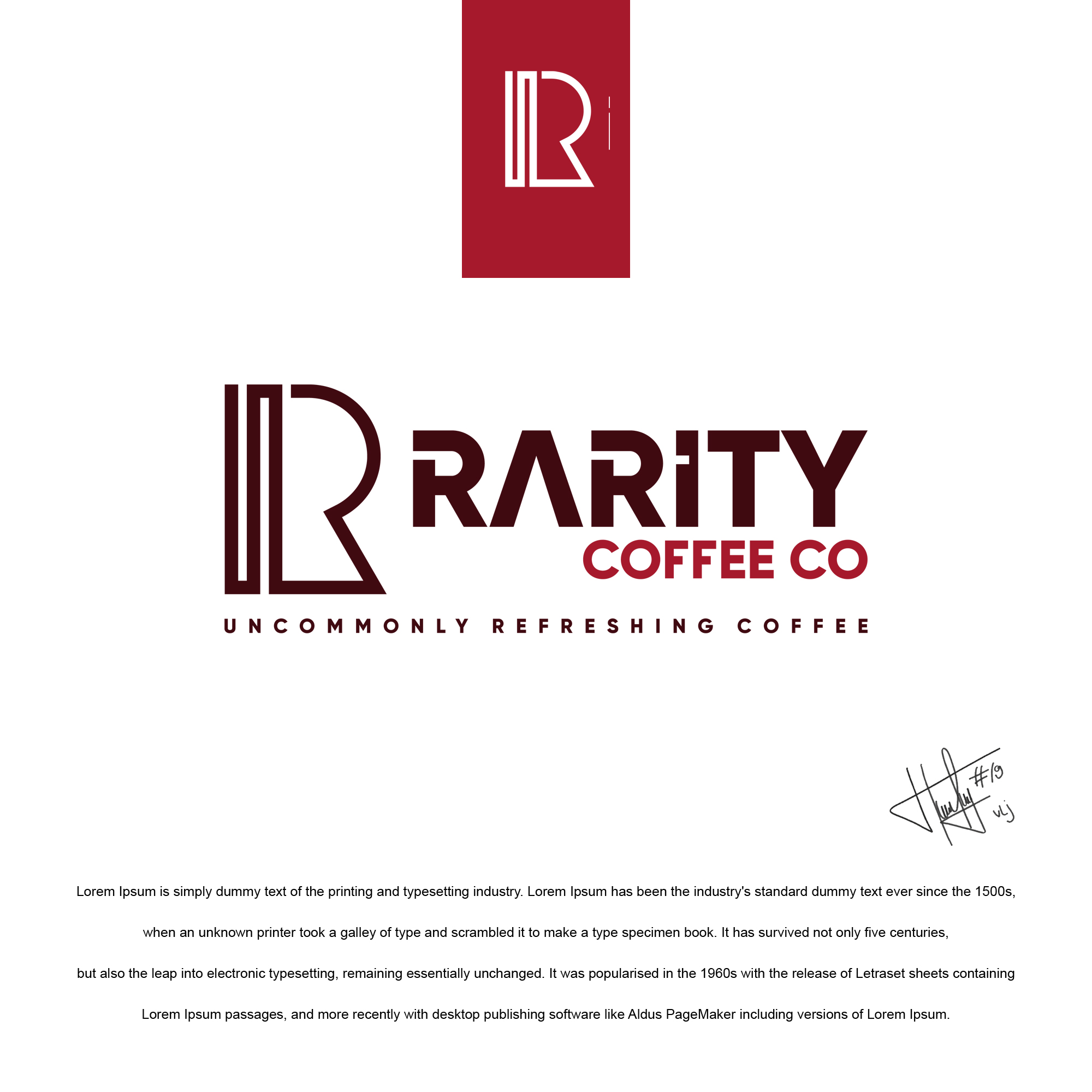Logo-Design von BrochaVLJ für Rarity Coffee | Design #31521058