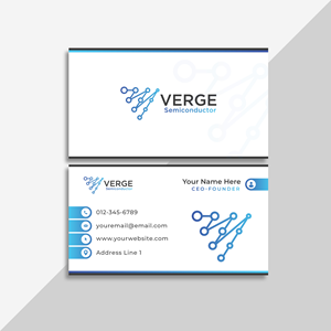 Business Card Design by Harold C for Verge Semiconductor | Design: #31608577