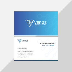 Business Card Design by Harold C for Verge Semiconductor | Design: #31643923
