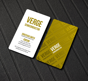 Business Card Design by Creations Box 2015 for Verge Semiconductor | Design: #31475002