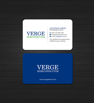 Business Card Design by Creations Box 2015 for Verge Semiconductor | Design: #31475005