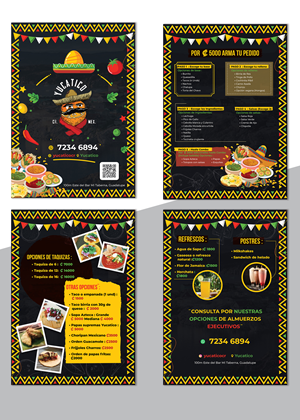 Menu Design by creativemood438 for Yucatico | Design: #31535233