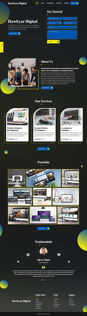 Web Design by pb for this project | Design: #31489117