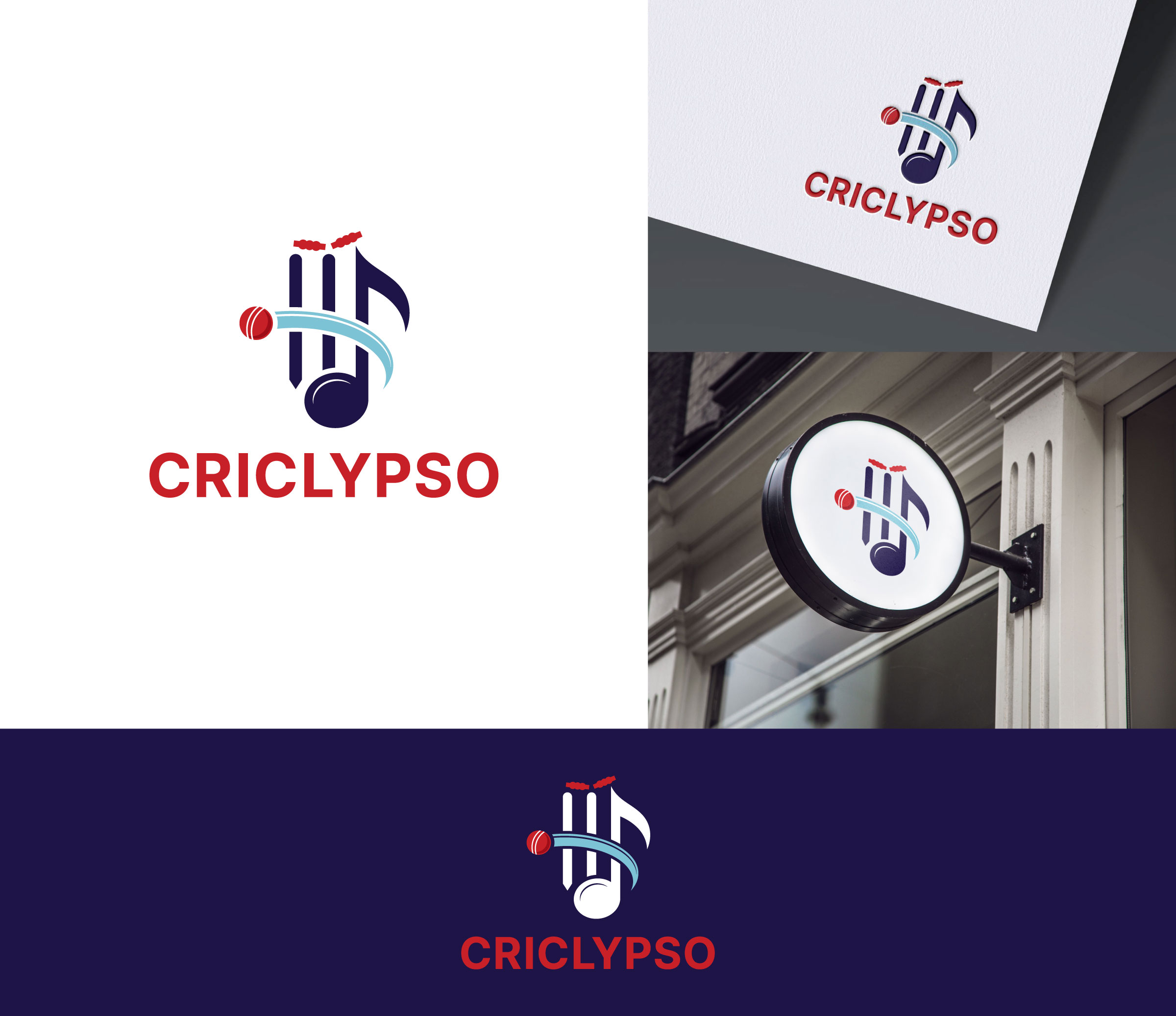 Logo Design by ecorokerz for Criclypso | Design #31484573