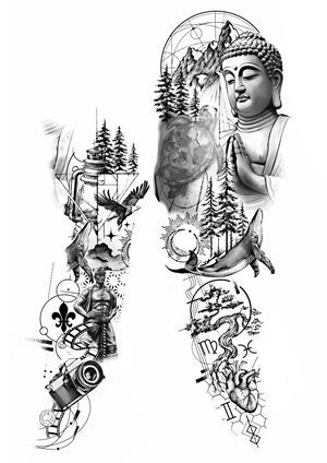 Diseño de Tatuaje por Omelas para este proyecto | Diseño: #31535239