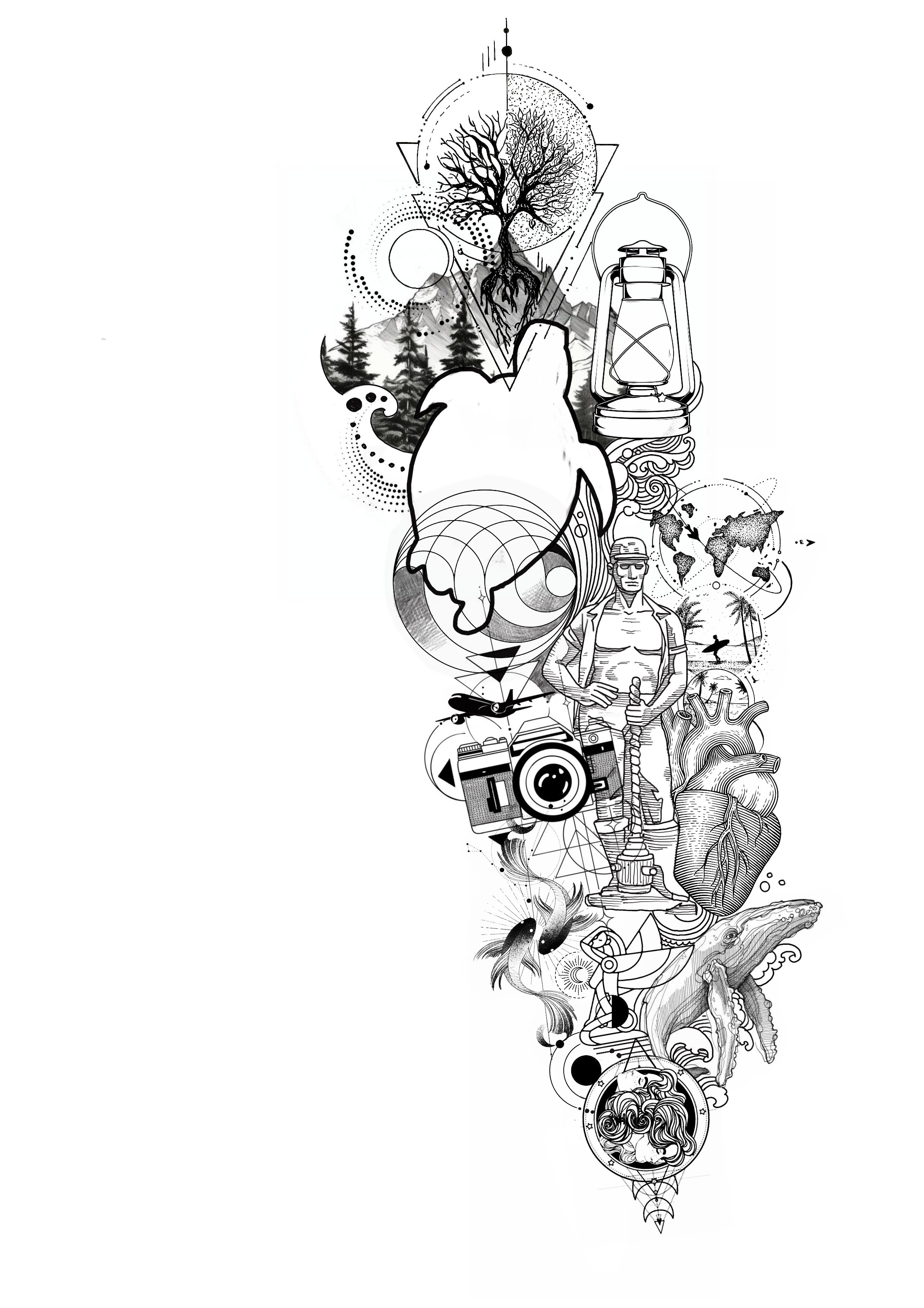 Diseño de Tatuaje por KwinArts para este proyecto | Diseño #31508087