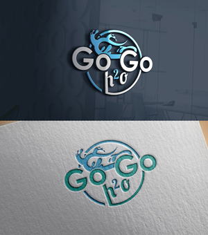 Logo Design by 24ksunny for Go Go H2O | Design: #31485993