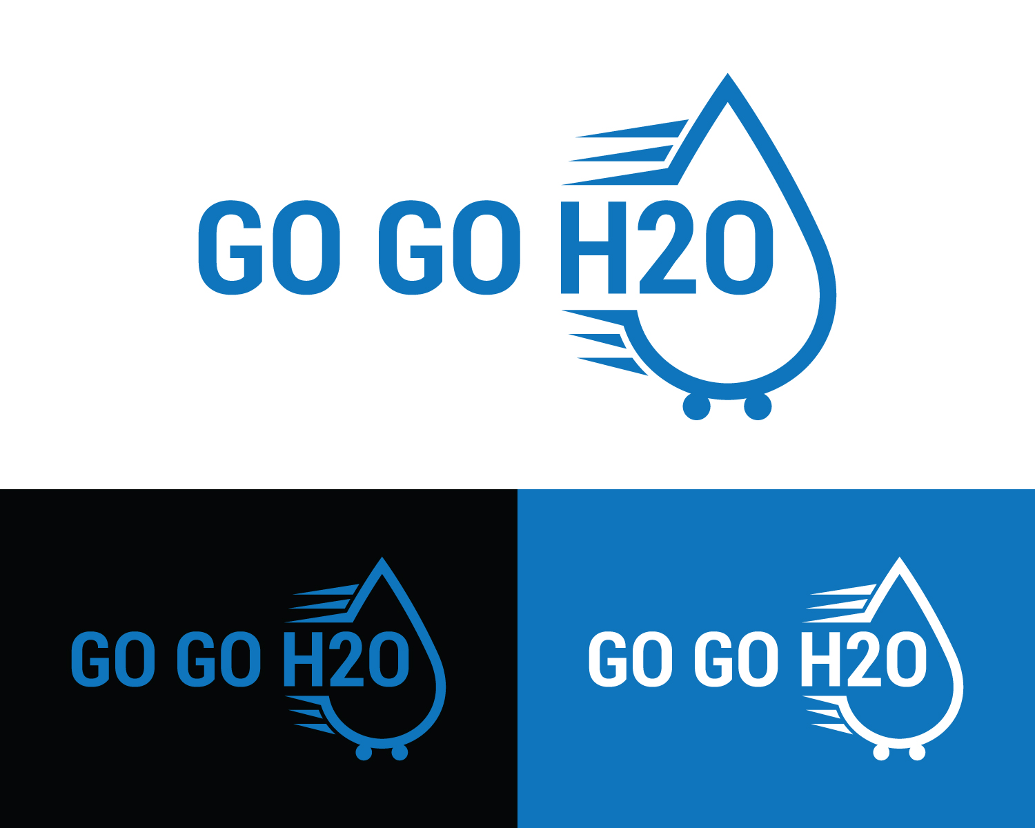 Logo Design by Box Graphic for Go Go H2O | Design #31497394