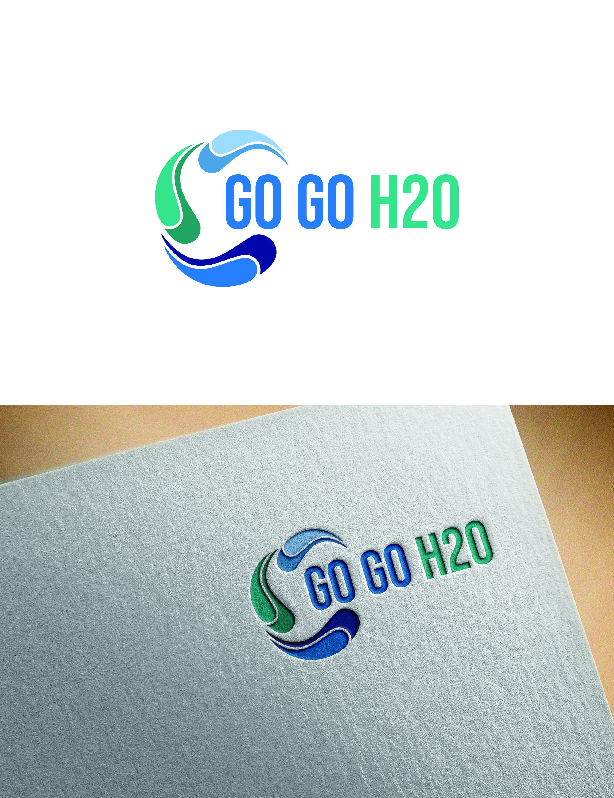 Logo Design by Visionary Creations for Go Go H2O | Design #31487991