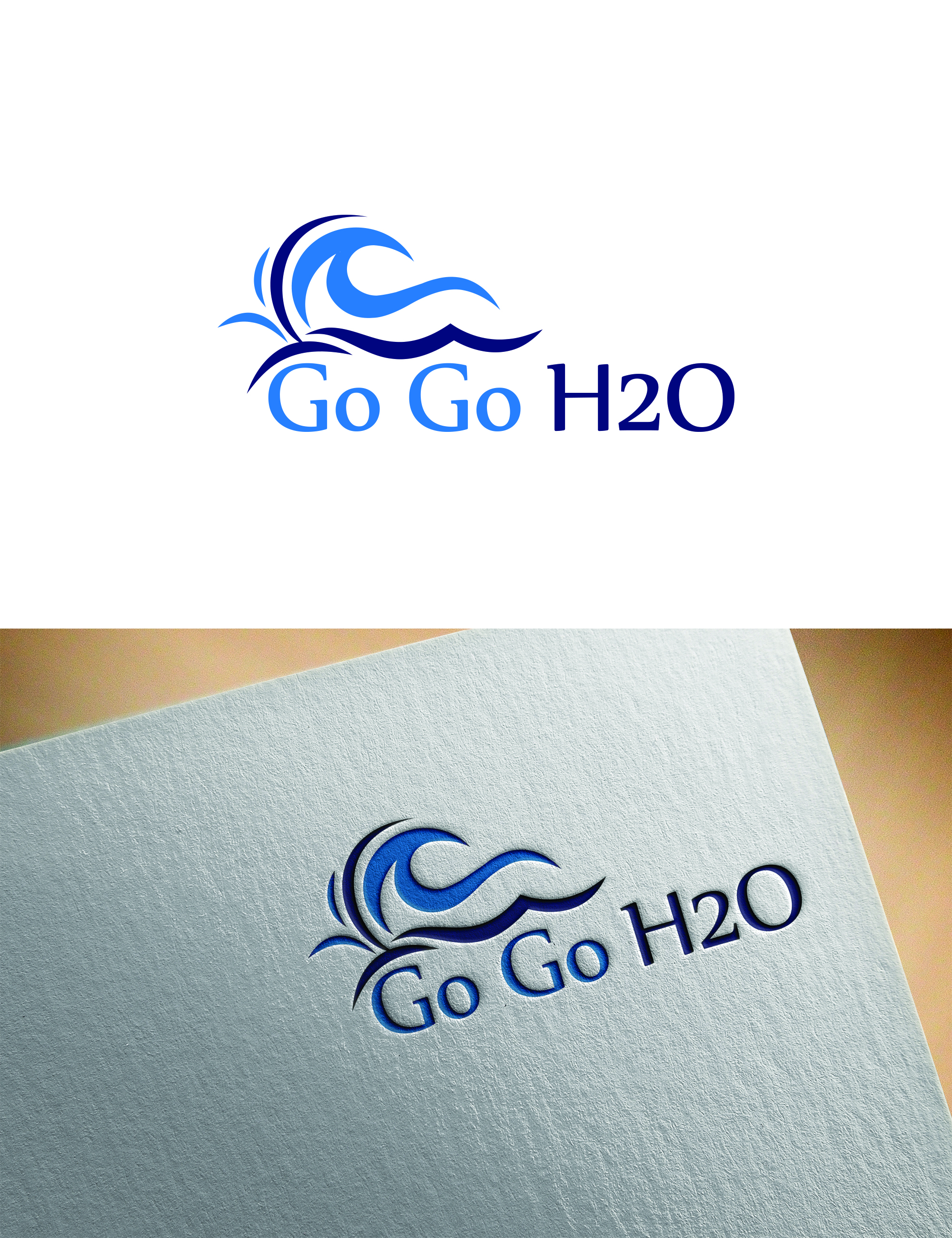 Logo Design by Visionary Creations for Go Go H2O | Design #31488153