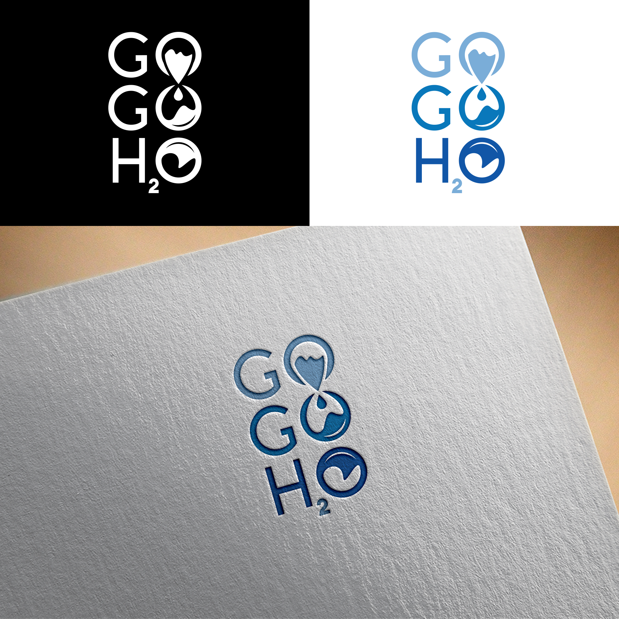 Logo Design by RA-bica for Go Go H2O | Design #31488082