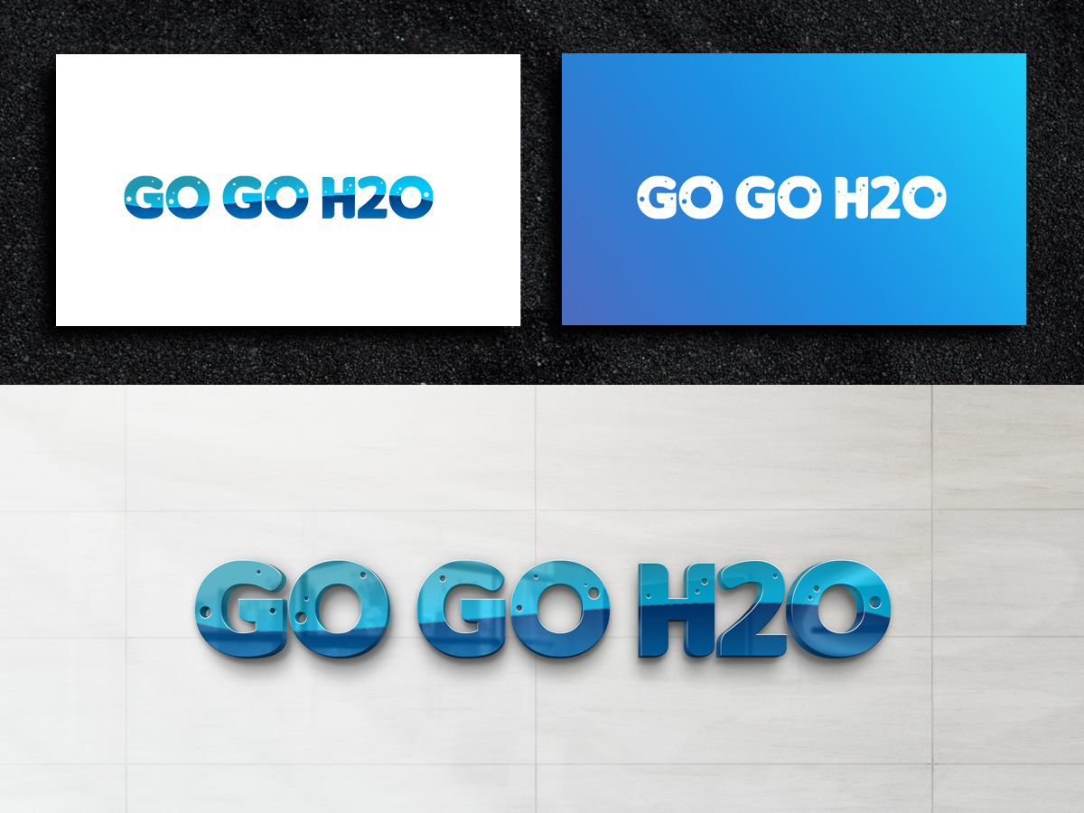 Logo Design by ArtSamurai for Go Go H2O | Design #31490903