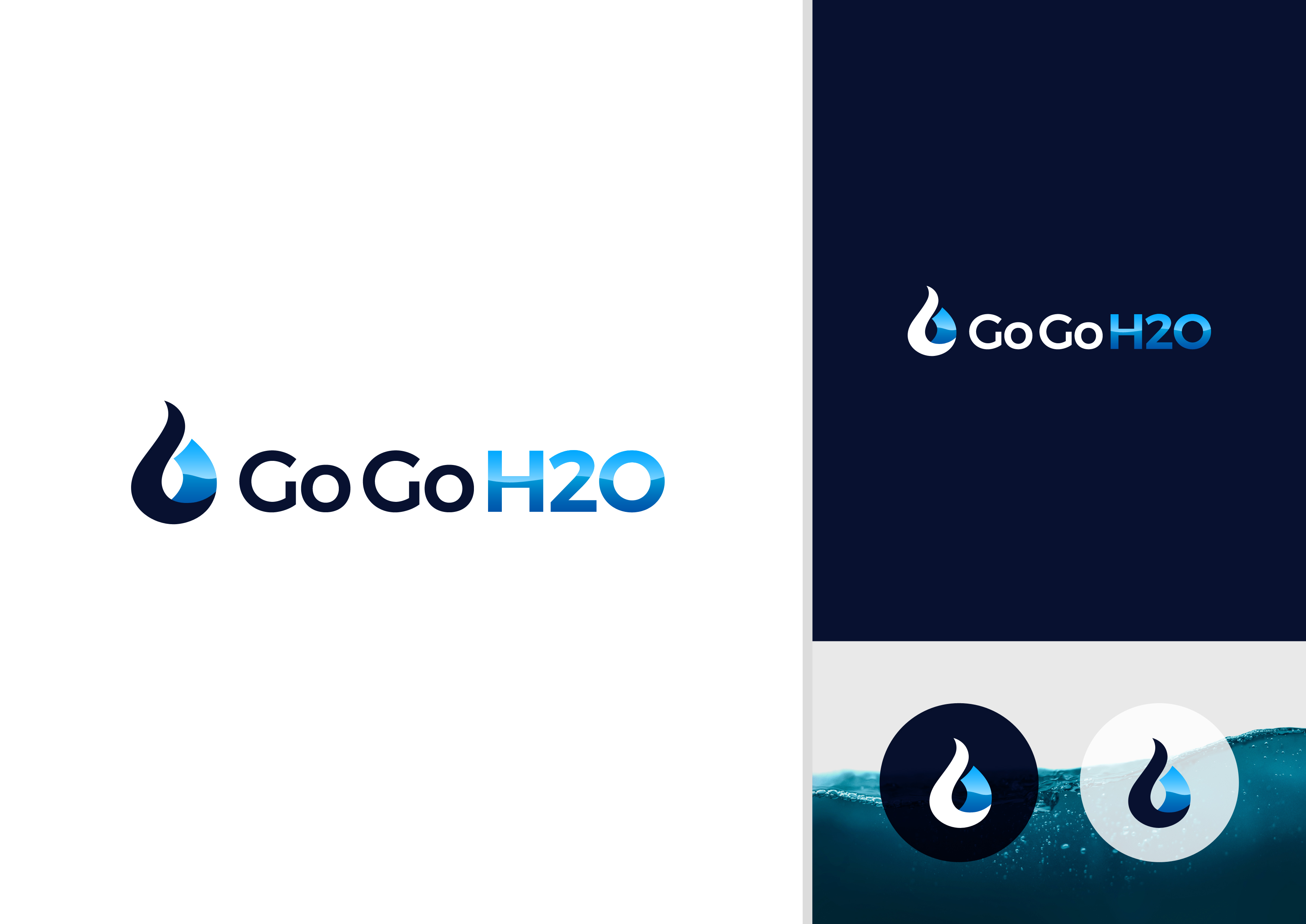 Logo Design by DoveFendi for Go Go H2O | Design #31486775