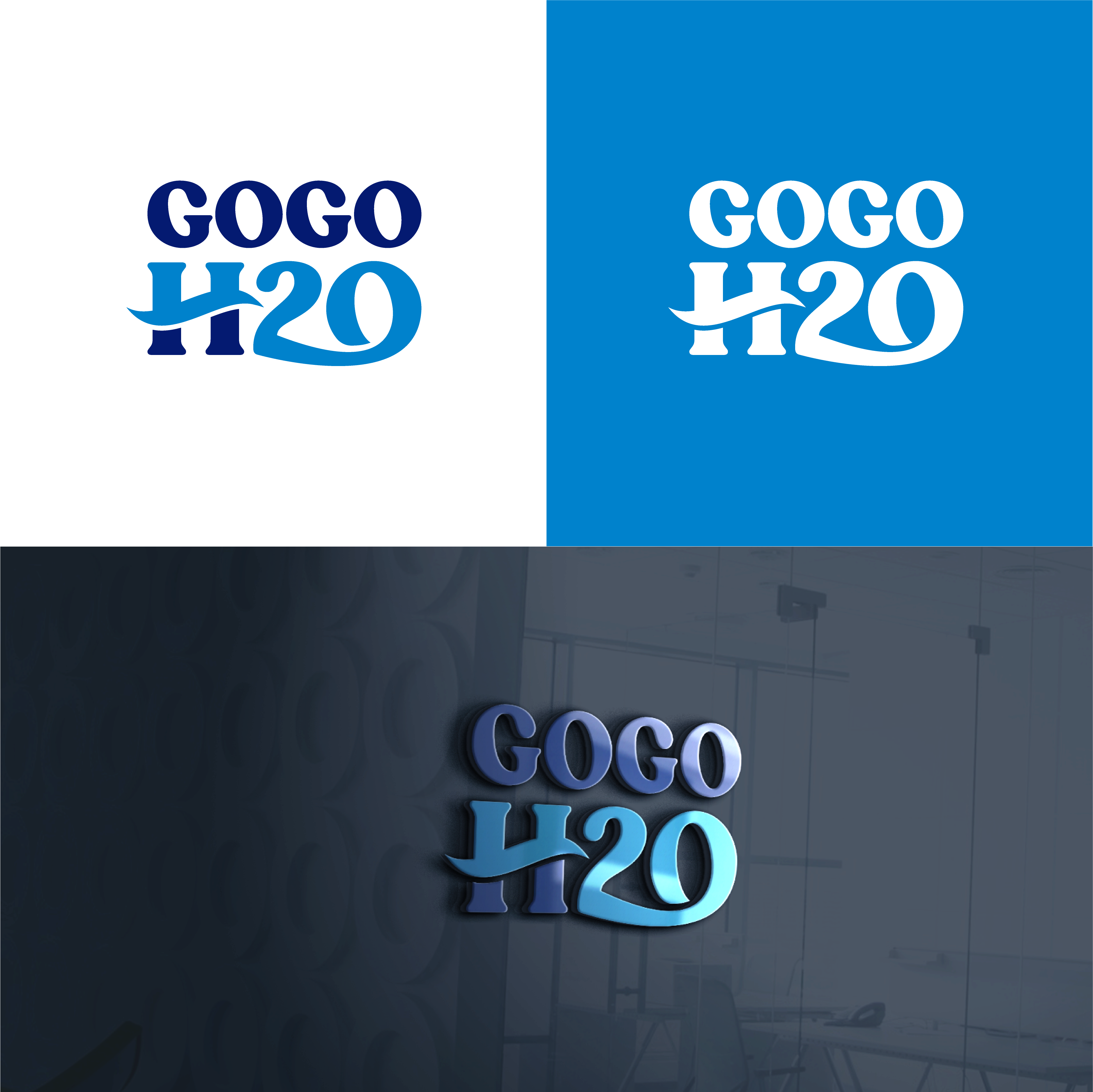 Logo Design by The Lion Studios for Go Go H2O | Design #31487967