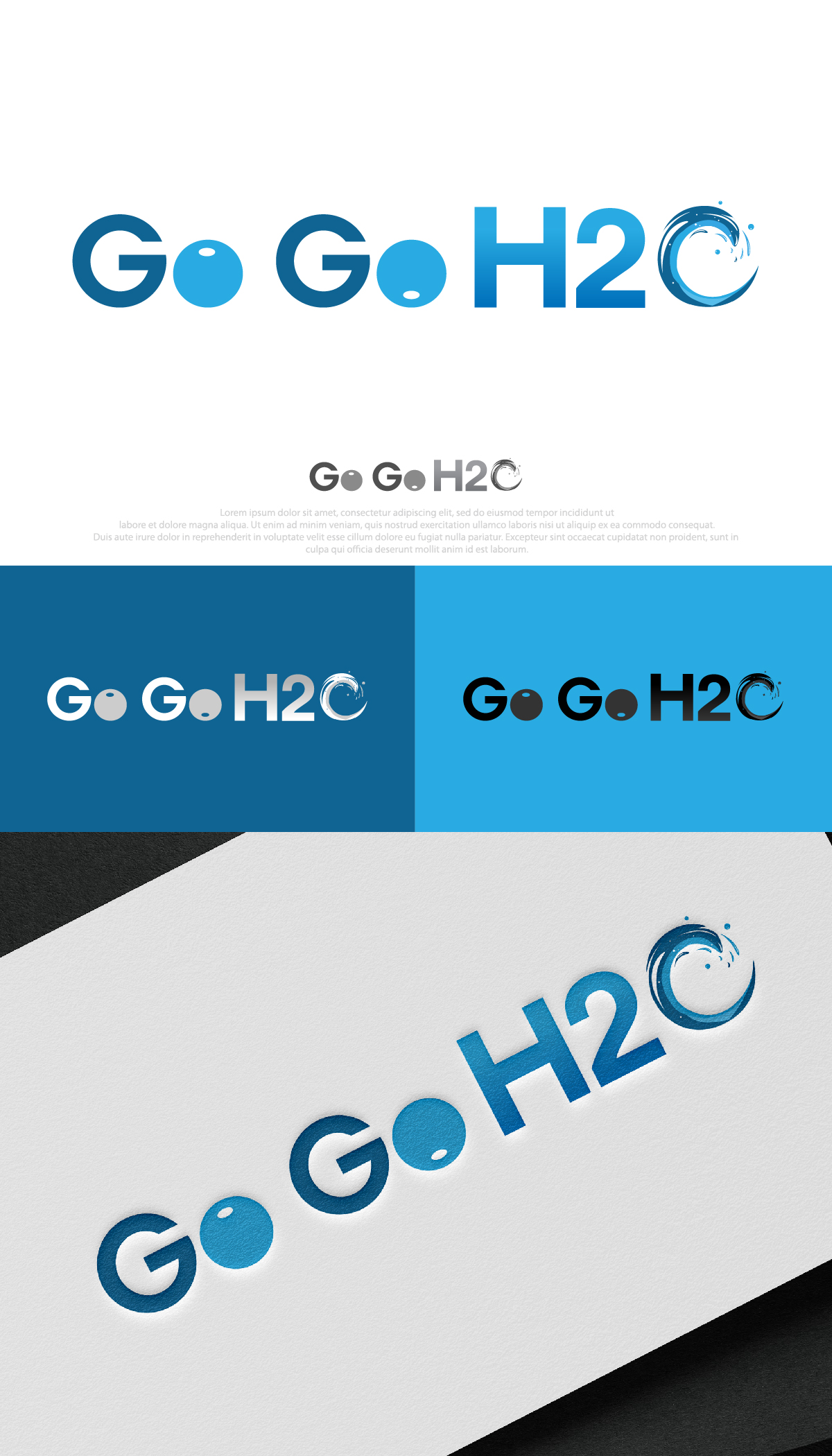 Logo Design by DesignLima for Go Go H2O | Design #31489884